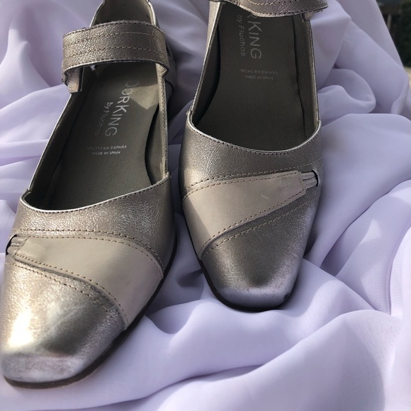 Dorking Shoes By Dorking Classic Silver Shoe Poshmark